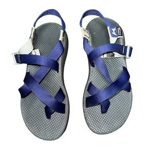 Chaco Z/1 Classic Sandals Women’s Size 10 Blue Gray Hiking Comfort Outdoor